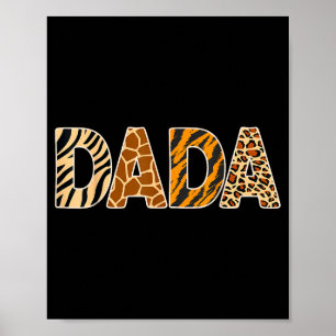 Dada Wild Animal Print Zebra Giraffe Tiger Leopard