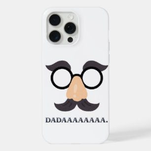 "DADAAAAAAAA" Funny Moustache & Glasses Phone Case