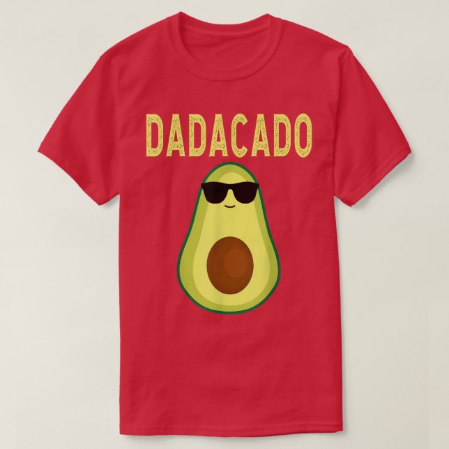Dadacado Funny Avocado Dad Fathers Day Daddy Men D T-Shirt (Design Front)