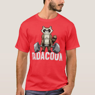 Dadacoon Racoon Dad Trash Panda Fathers Day T-Shirt