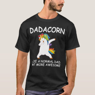 dadacorn dad unicorn dabbing T-Shirt