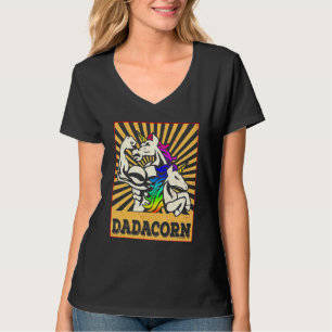 Dadacorn Daddy Unicorn Father Day T-Shirt
