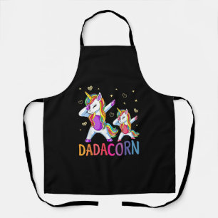 Dadacorn Dadicorn Daddycorn Dad Kids Fathers Day T Apron