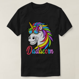 Dadacorn Funny Unicorn Dad Father's Day Gift T-Shirt