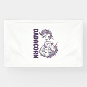 Dadacorn Funny Unicorn Dad Vector Shirt Design_1 Banner