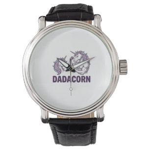 Dadacorn Funny Unicorn Dad Vector Shirt Design_1 Watch