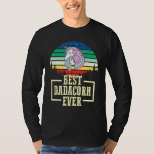 Dadacorn Magical Rainbow Unicorn Horse Family Best T-Shirt