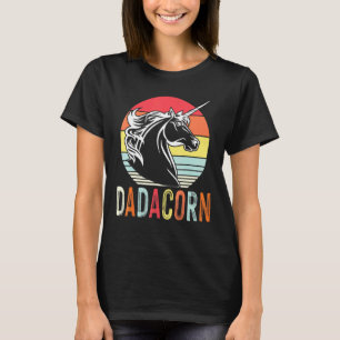 Dadacorn - Magical Rainbow Unicorn Horse Family - T-Shirt