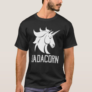 Dadacorn - Magical Rainbow Unicorn Horse Family -  T-Shirt