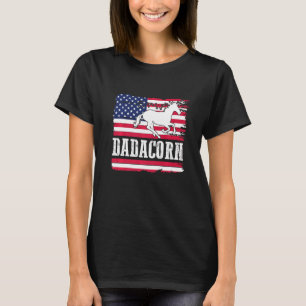 Dadacorn Magical Rainbow Unicorn & Horse Family T-Shirt