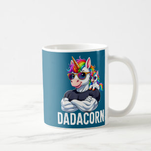 Dadacorn Muscle Unicorn Dad Funny Father's Day Men Coffee Mug
