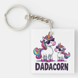 Dadacorn - The Magical Unicorn Dad Key Ring