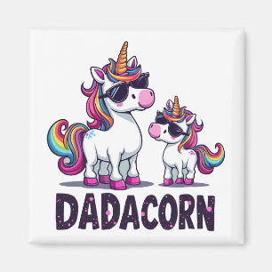 Dadacorn - The Magical Unicorn Dad Magnet