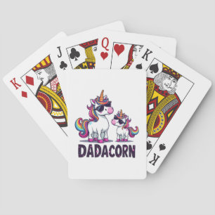 Dadacorn - The Magical Unicorn Dad Playing Cards