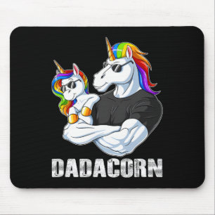 Dadacorn - Unicorn Dad and Ba Mouse Mat