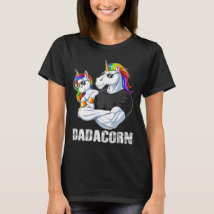 Dadacorn - Unicorn Dad And Baby Family Matching Ch T-Shirt