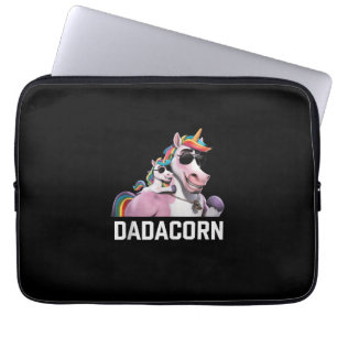 Dadacorn Unicorn Dad Father's Day Funny Gift Tank Laptop Sleeve