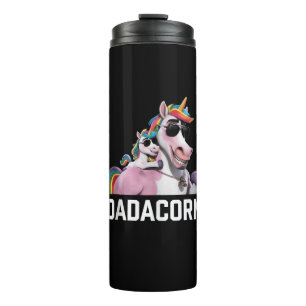 Dadacorn Unicorn Dad Father's Day Funny Gift Tank  Thermal Tumbler