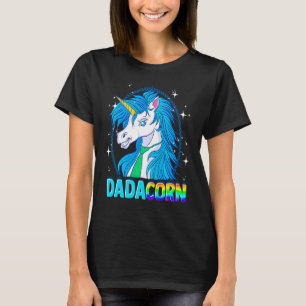 Dadacorn Unicorn Dad for Father's Day T-Shirt