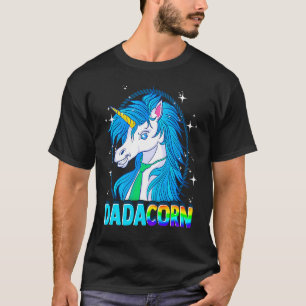 Dadacorn Unicorn Dad for Father's Day T-Shirt