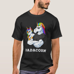 Dadacorn Unicorn Dad of the Birthday Girl Father's T-Shirt
