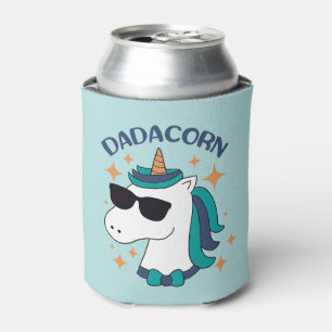 Dadacorn With Sunglasses Can Cooler