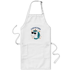 Dadacorn With Sunglasses Long Apron