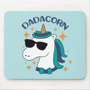 Dadacorn With Sunglasses Mouse Mat
