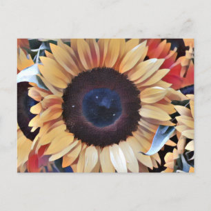 Dadaism Sunflower Postcard