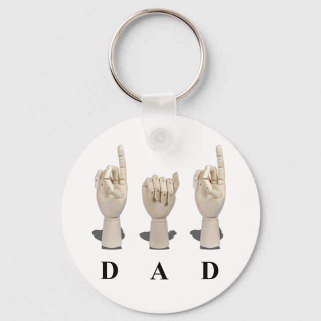 DadAmeslan062511 Key Ring (Front)