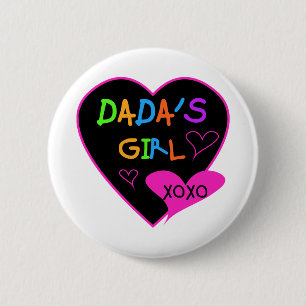 Dada's Girl T-Shirt, Mug, Button, Magnet, More 6 Cm Round Badge