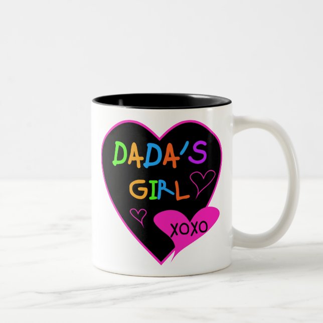 Dada's Girl T-Shirt, Mug, Button, Magnet, More Two-Tone Coffee Mug (Right)