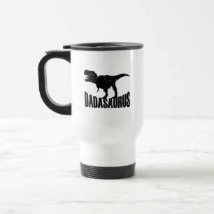 Dadasaurus Dad, Dino Lover Dad, Father's Day Travel Mug