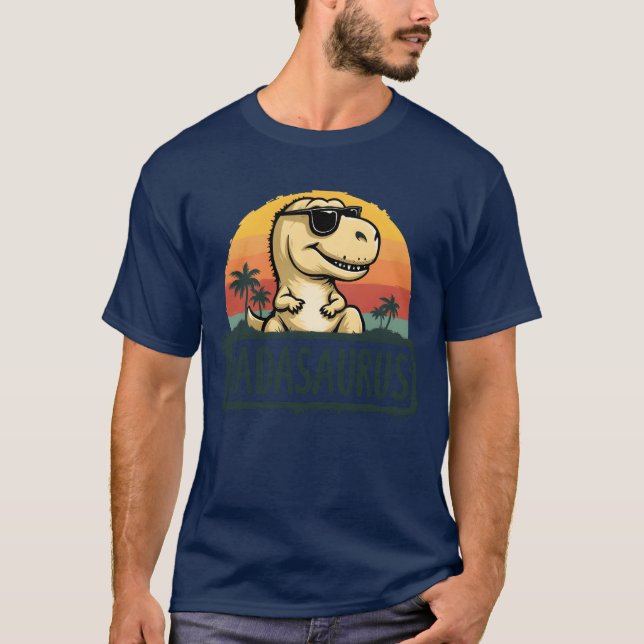 Dadasaurus Dinosaur Dada Saurus Fathers Day friend T-Shirt (Front)