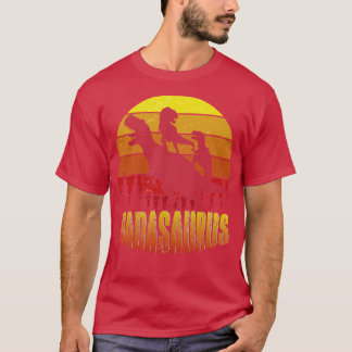 Dadasaurus Funny Fathers Day For Papa Daddy Dad Di T-Shirt