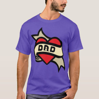 Dadattoo Father s Day family T-Shirt