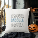 Dadcula Blue Halloween Pillow – Spooky & Fun<br><div class="desc">Add a touch of spooky fun to your home décor with our "Dadcula" Blue Halloween Pillow! Perfect for dads who love to embrace the Halloween spirit, this pillow features the playful "Dadcula" design in bold, eerie lettering on a cool blue background. Whether you're decorating for a Halloween party or just...</div>