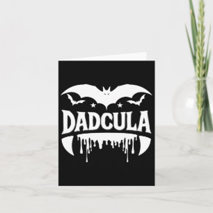 Dadcula Halloween Bat Vampire Fangs Flowing Effect Card