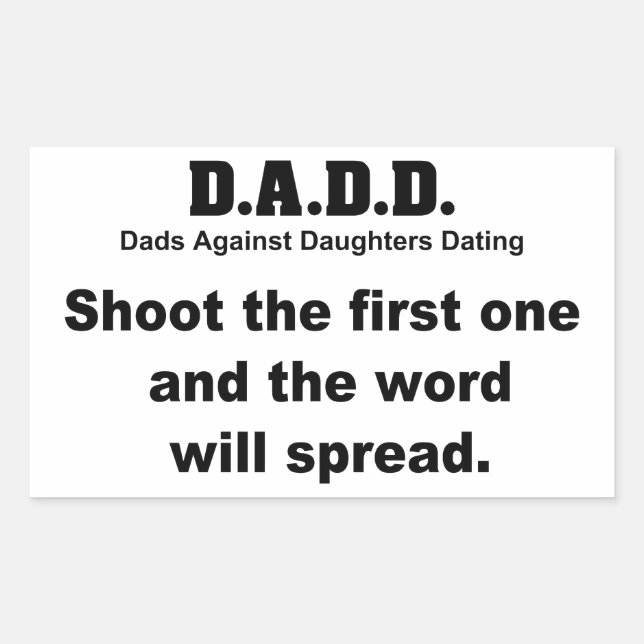 DADD Toolbox Decal Rectangular Sticker (Front)