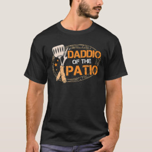 Daddio Of The Patio Grilling Sausage BBQ Barbecue T-Shirt