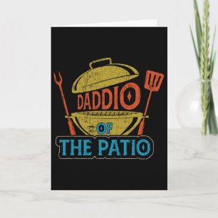 Daddio Of The Patio Vintage Bbq Grill Rbecue Fathe Card