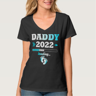 Daddy 2022 Loading Expectant Father Offspring Men T-Shirt