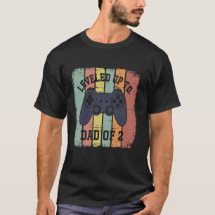 Daddy Again Pregnancy Announcement, Levelled Up To T-Shirt