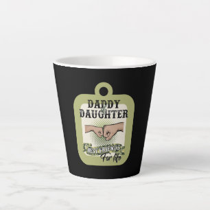 daddy and daughter best friends for life latte mug