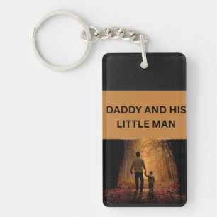 DADDY AND HIS LITTLE MAN KEY RING