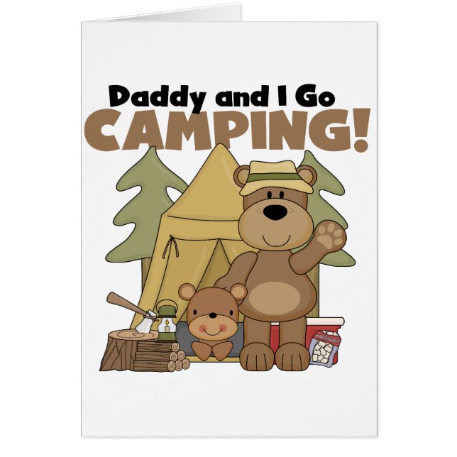 Daddy and I Go Camping Tshirts and Gifts (Front)