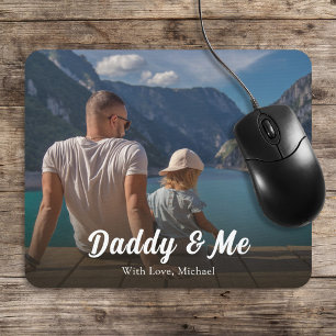 Daddy and Me Personalised Dad Gift Mouse Mat