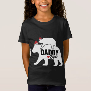 Daddy Bear Christmas Cute X-Mas Dad Son Daughter M T-Shirt