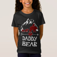 Daddy Bear Christmas Pajama Red Plaid Buffalo Fami
