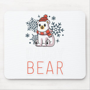 Daddy Bear Family Christmas S Polar Bear Holiday X Mouse Mat